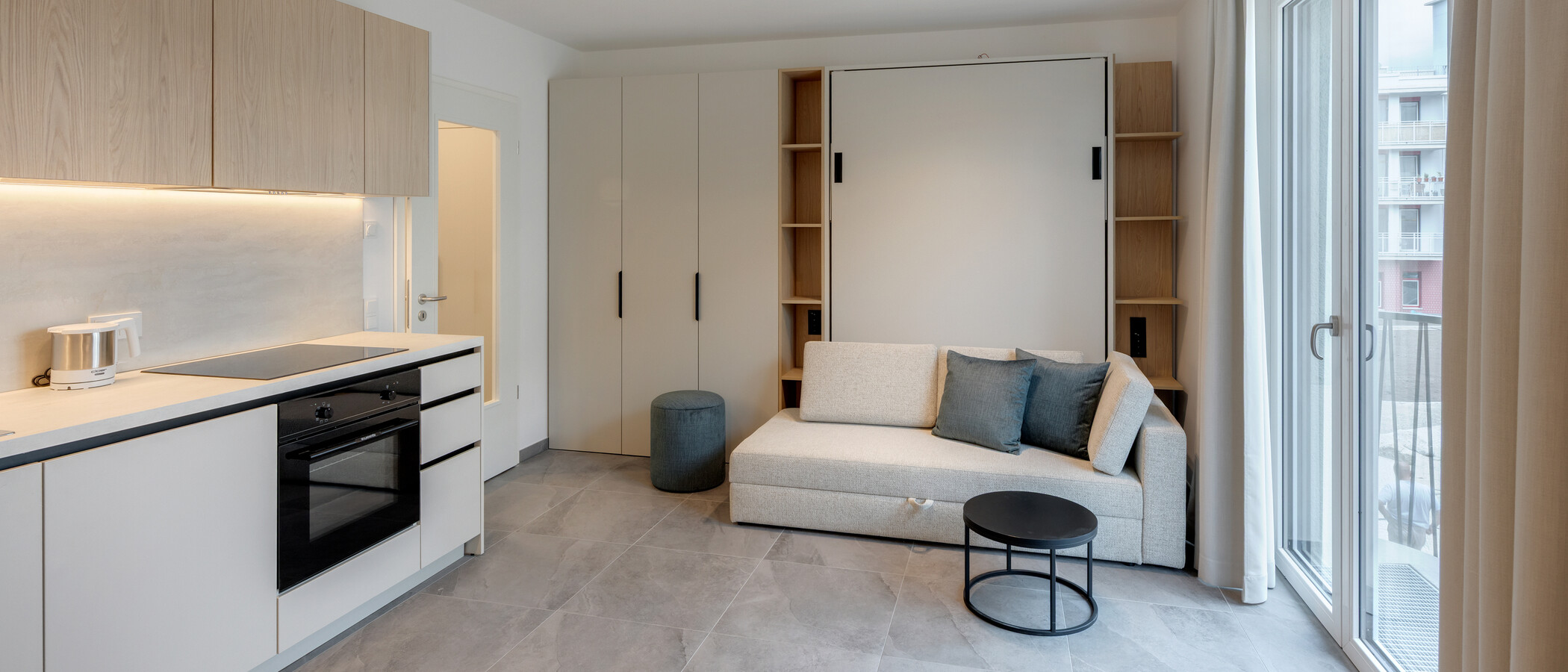 appartamento München Berg am Laim 01 zona living 14931