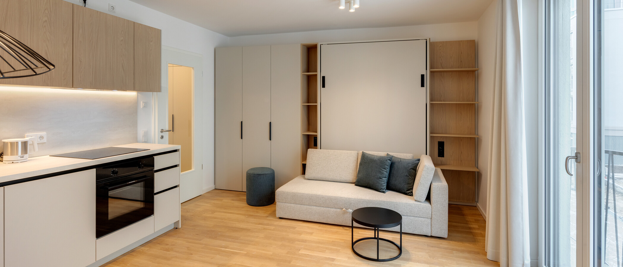 appartamento München Berg am Laim 01 zona living 14932