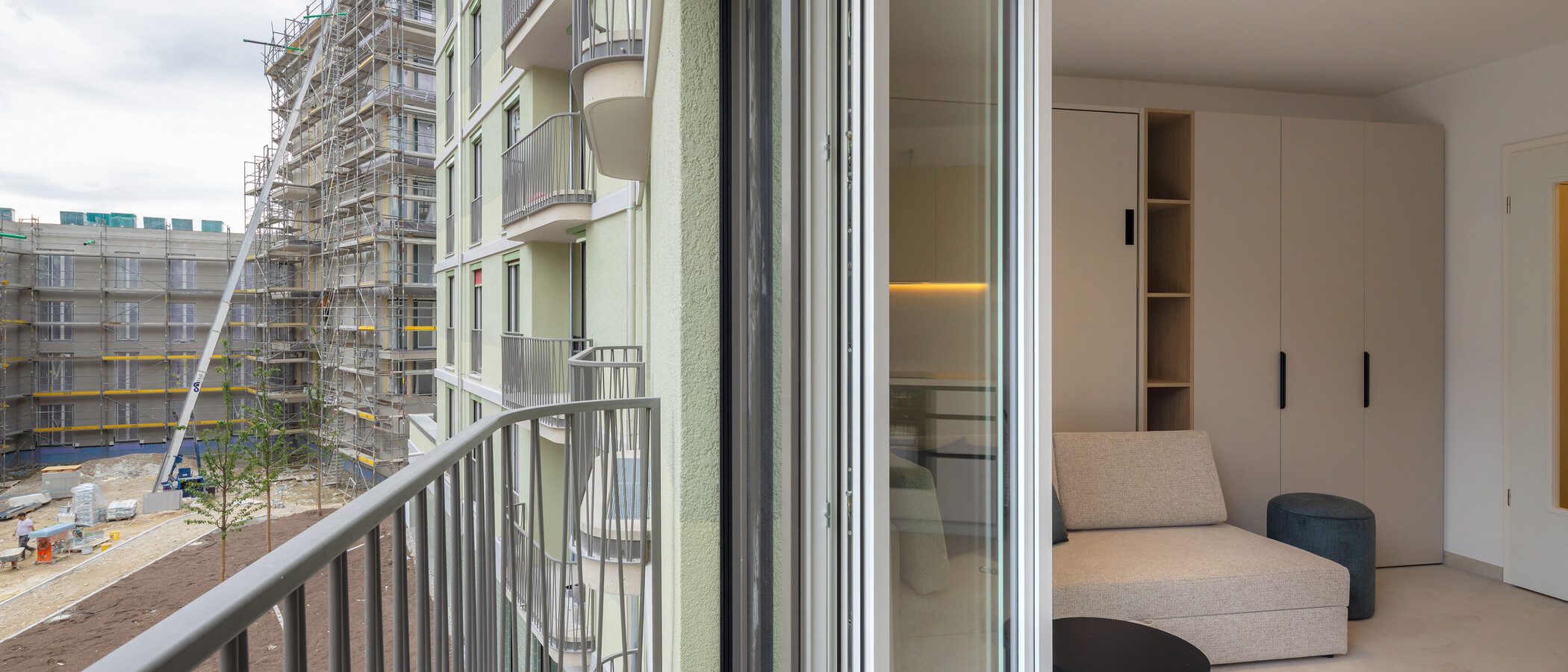 appartamento München Berg am Laim 02 balcone 14933