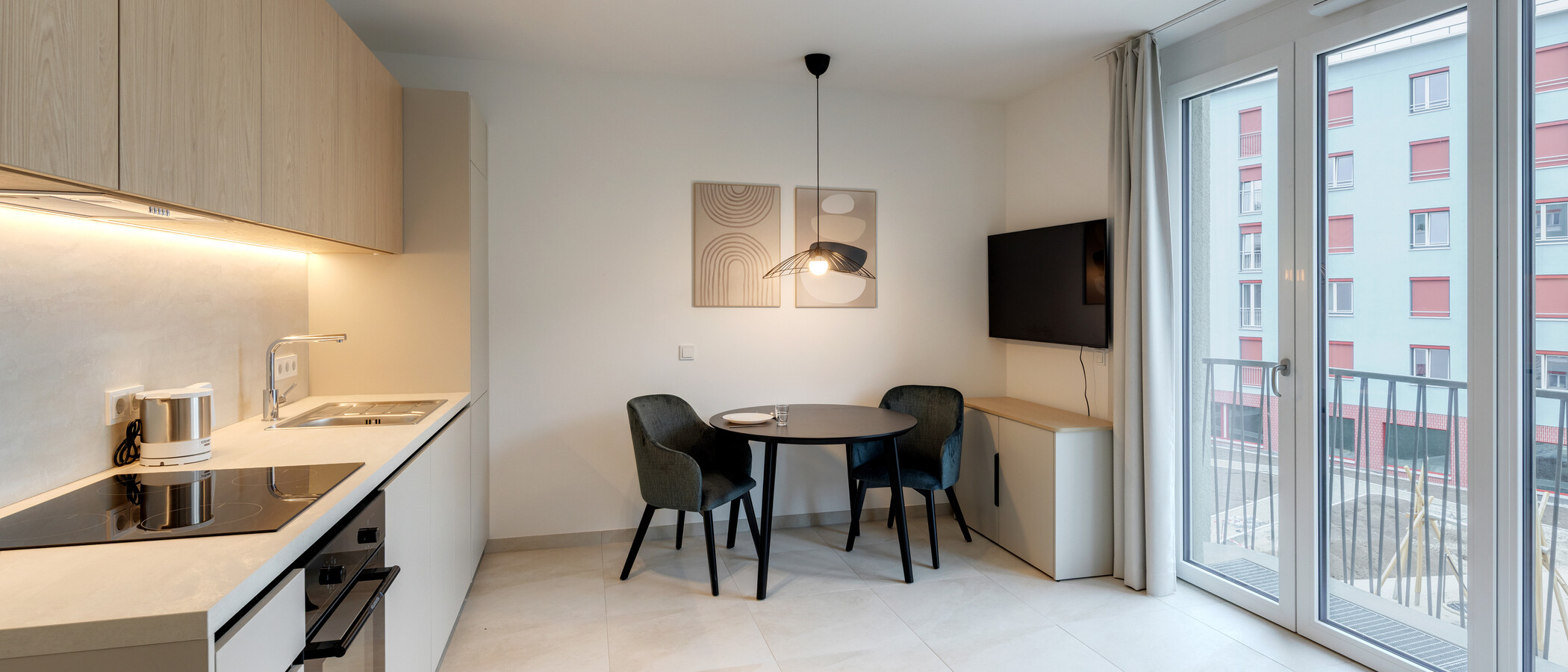appartamento München Berg am Laim 01 zona living 14933