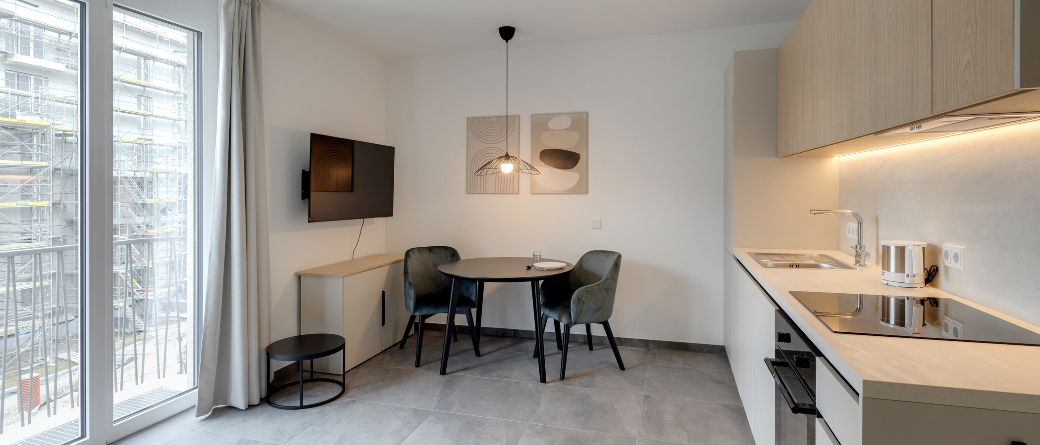 appartamento München Berg am Laim 01 zona living 14934