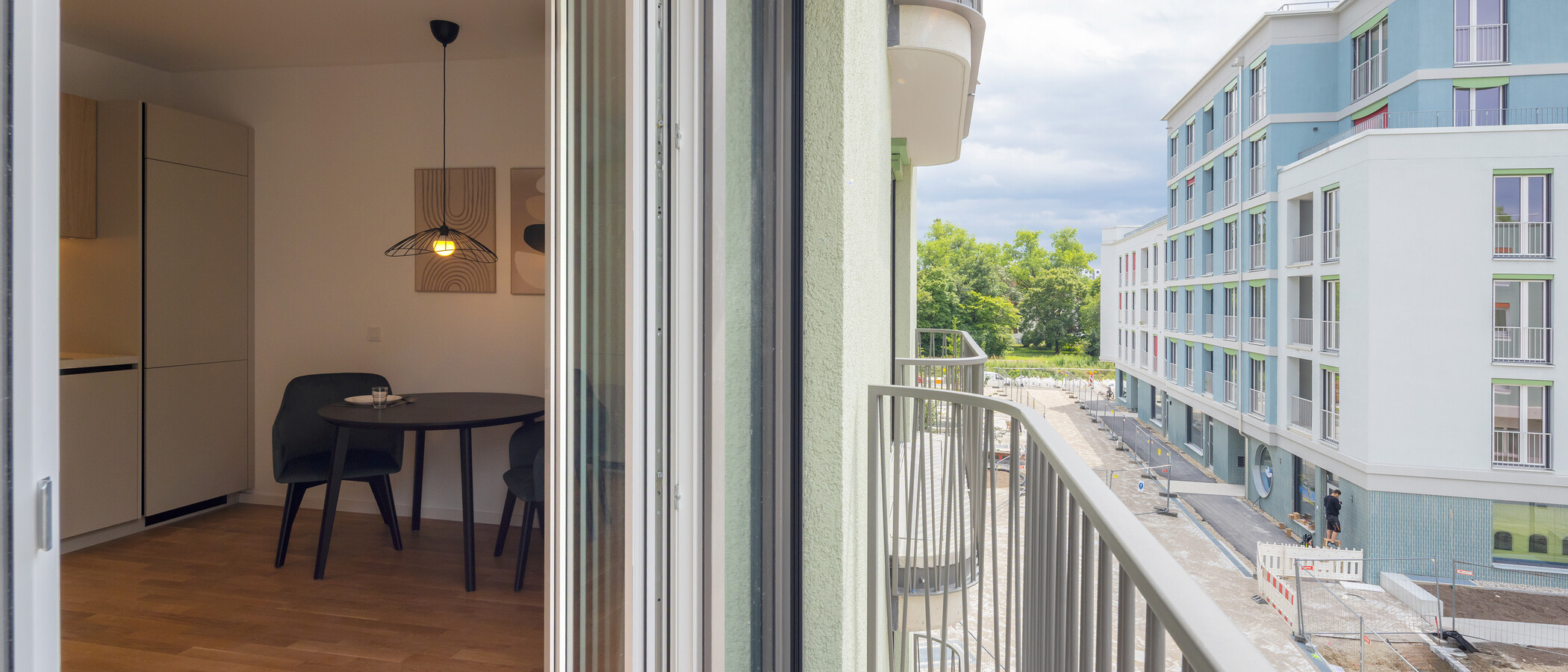 appartamento München Berg am Laim 01 balcone 14935