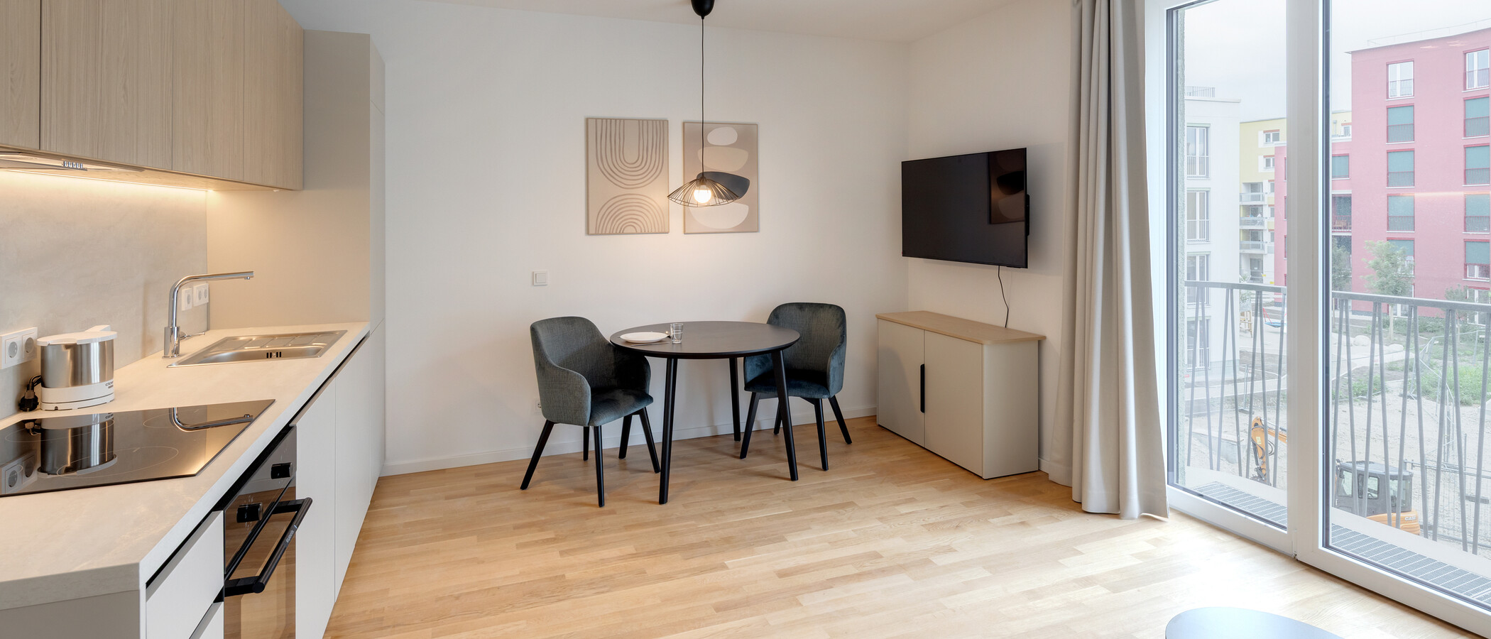 appartamento München Berg am Laim 03 zona living 14935