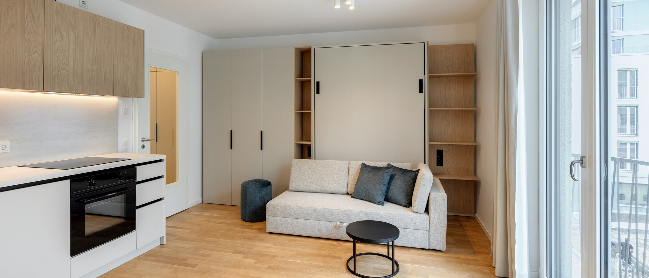 appartamento München Berg am Laim 01 zona living 14936