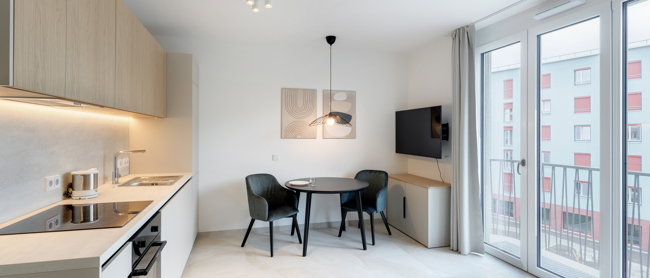 appartamento München Berg am Laim 01 zona living 14937