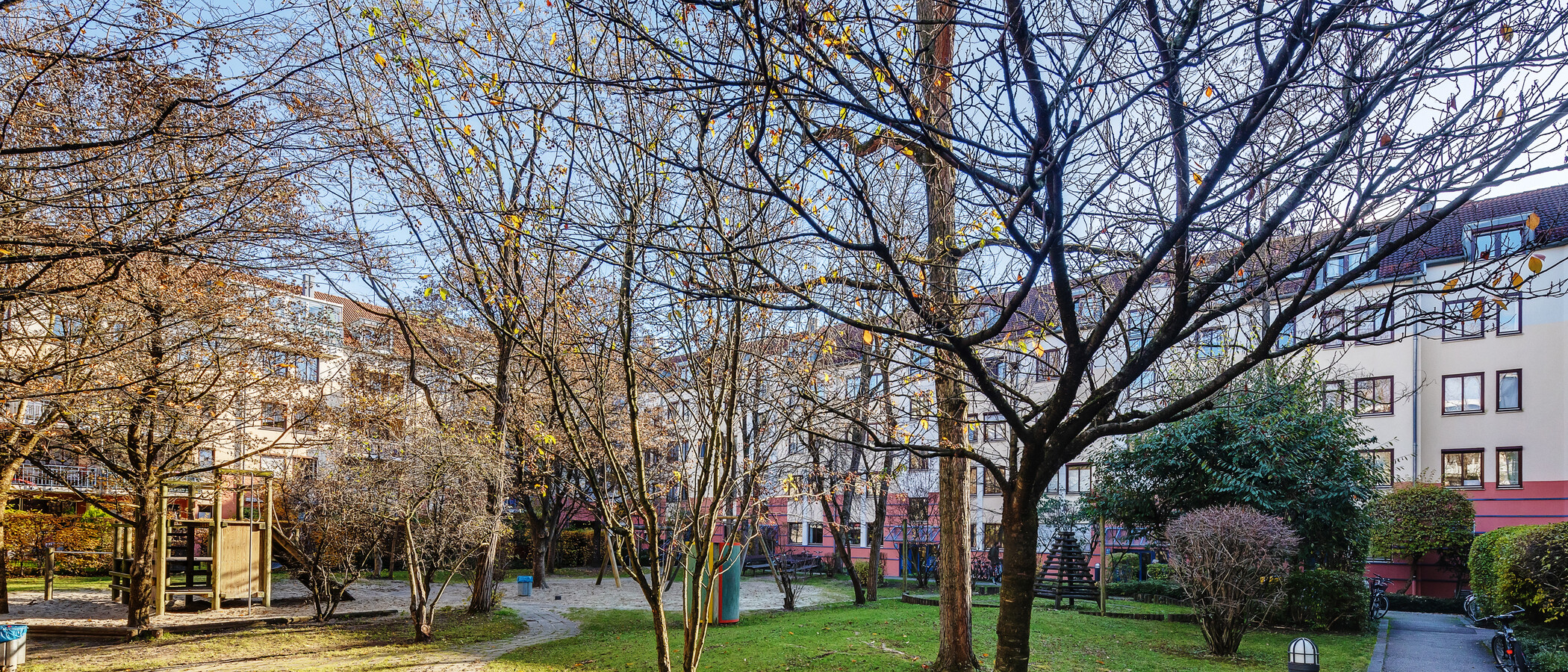 appartamento München Schwabing-Nord (zw. Belgrad- & Leopoldstraße) 01 cortile interno  1494