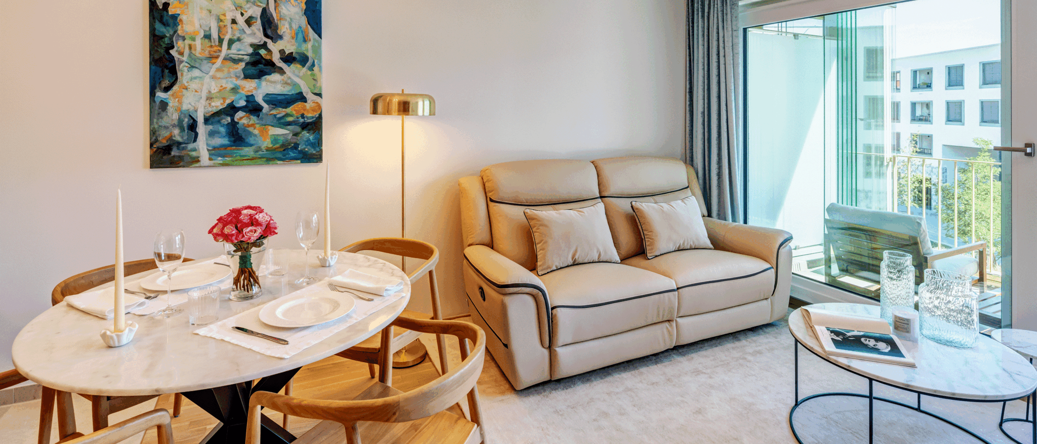 appartamento München Pasing 02 zona living 14940