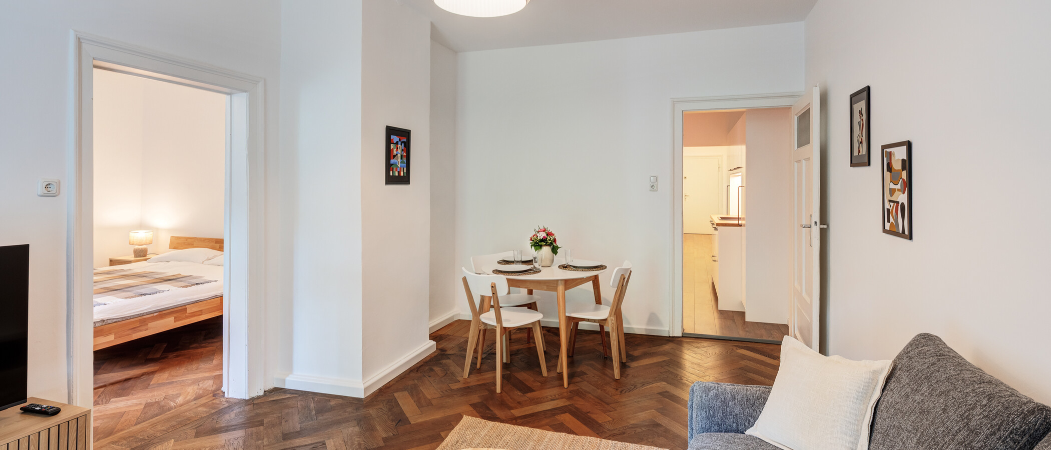appartamento München Neuhausen 02 zona living 14942