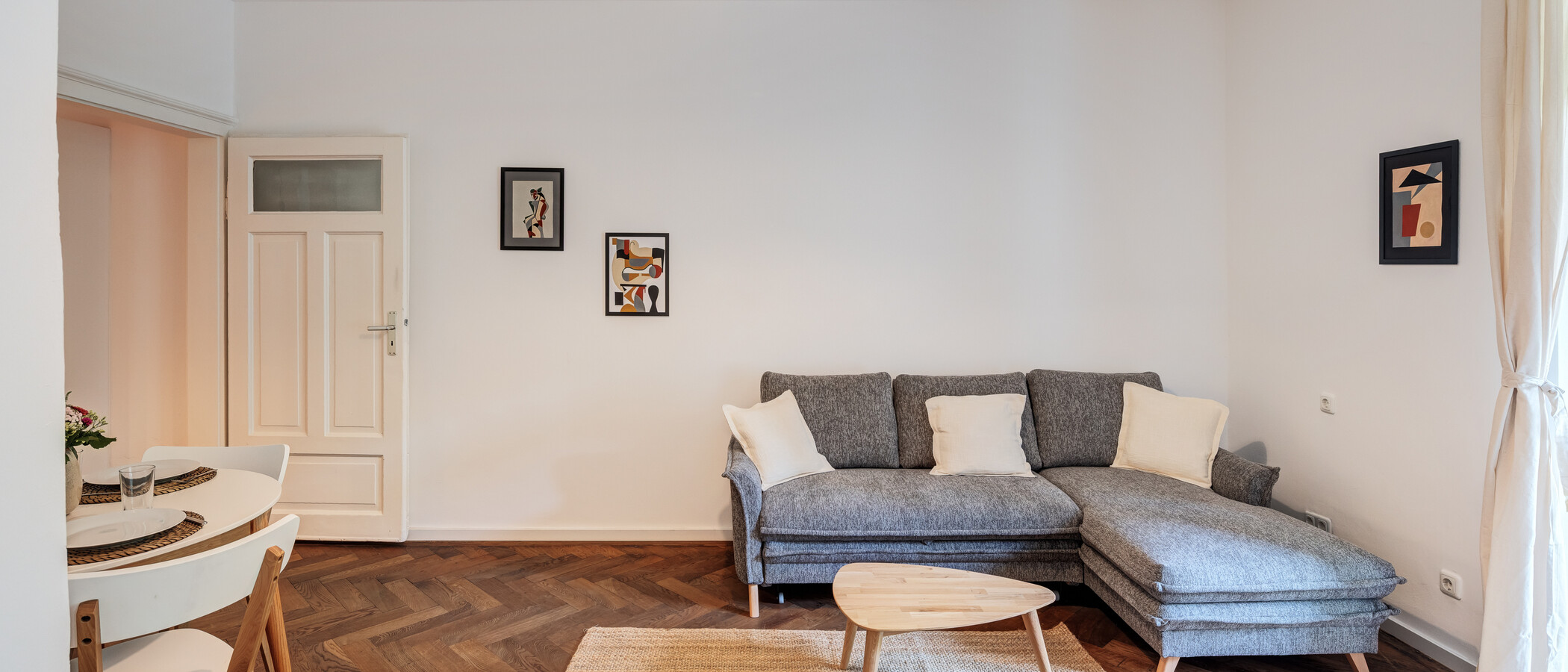 appartamento München Neuhausen 03 zona living 14942
