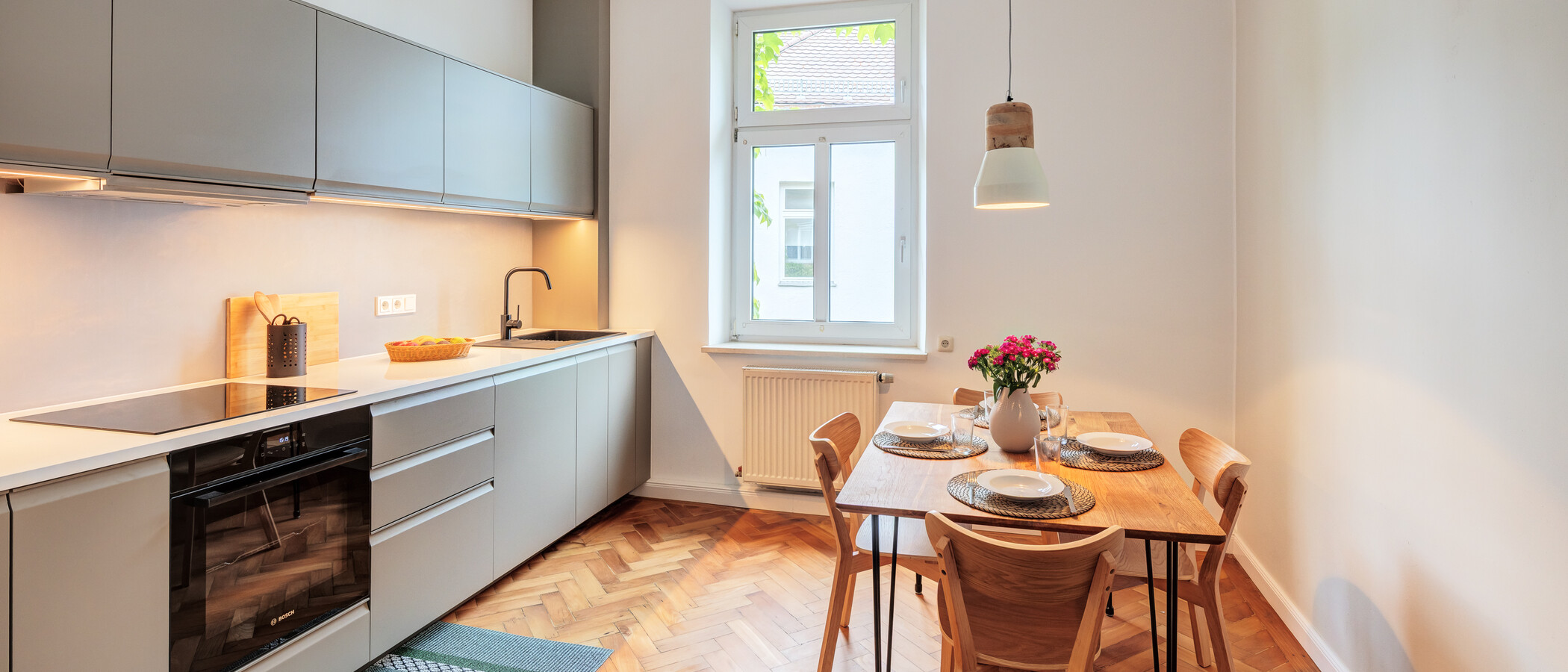 appartamento München Neuhausen 03 cucina 14943