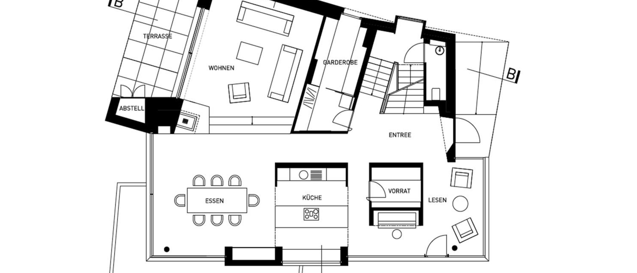 villa München Harlaching 02 planimetria 14944