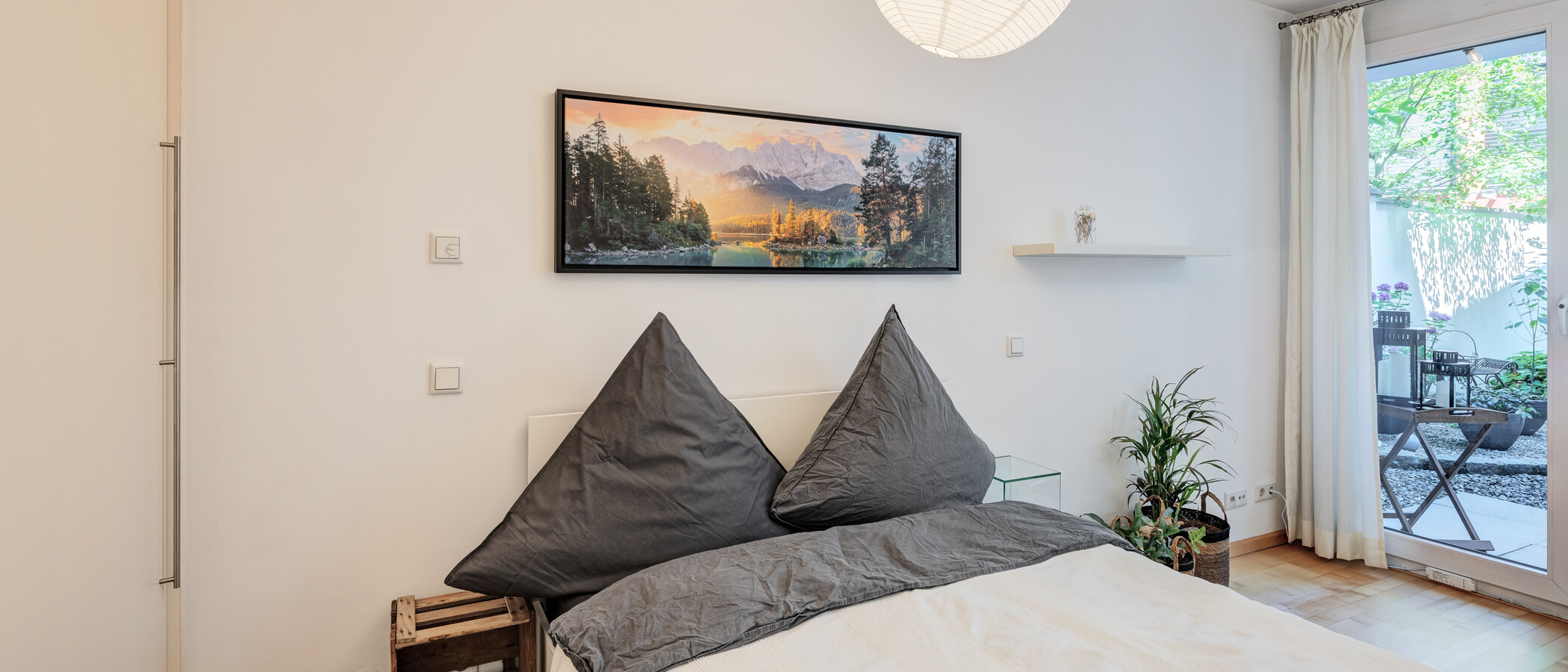 appartamento München Maxvorstadt - Museumsviertel 01 camera da letto 14945