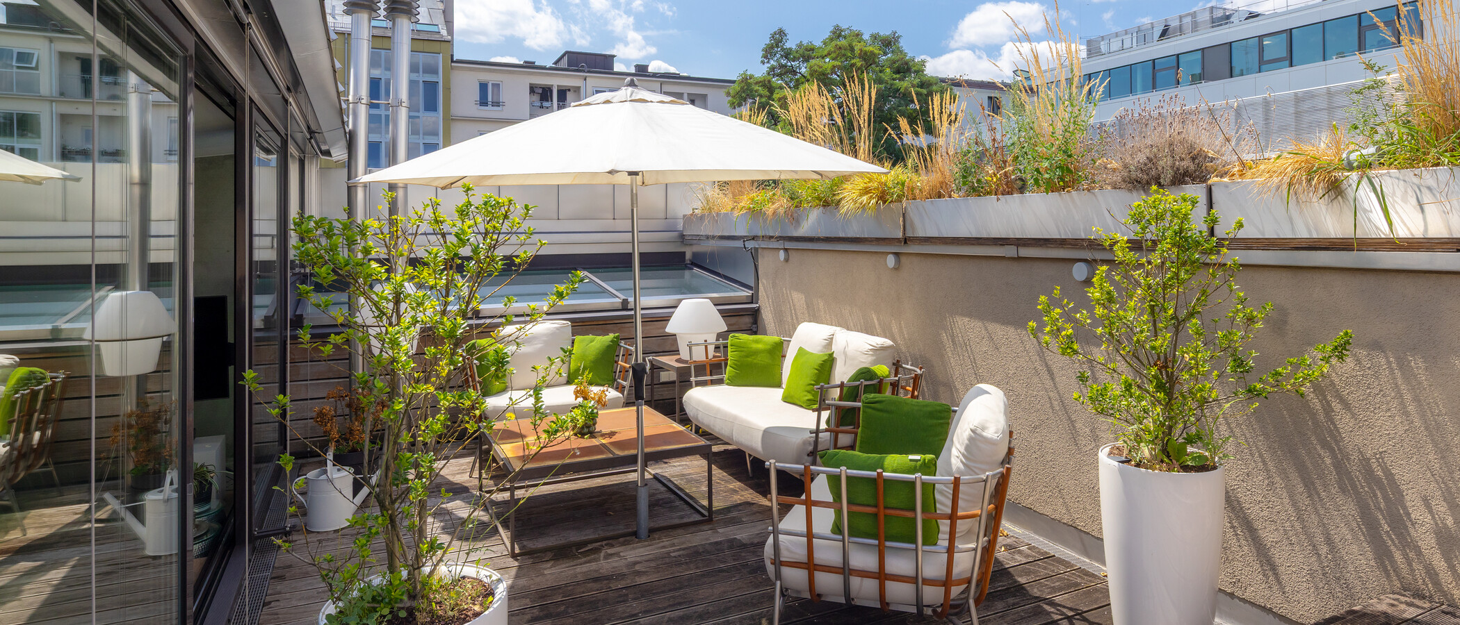Casa a schiera München Maxvorstadt 02 terrazza sul tetto 14950