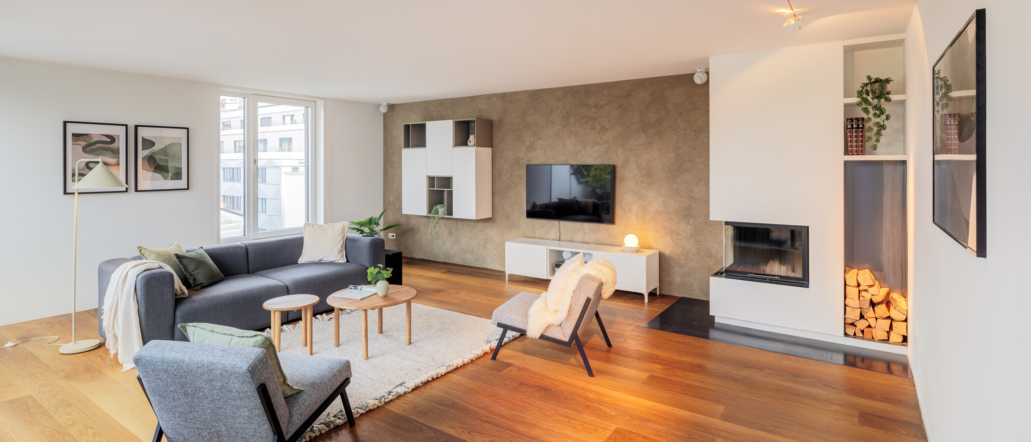 attico con terrazzo München Ludwigsvorstadt 03 zona living 14956