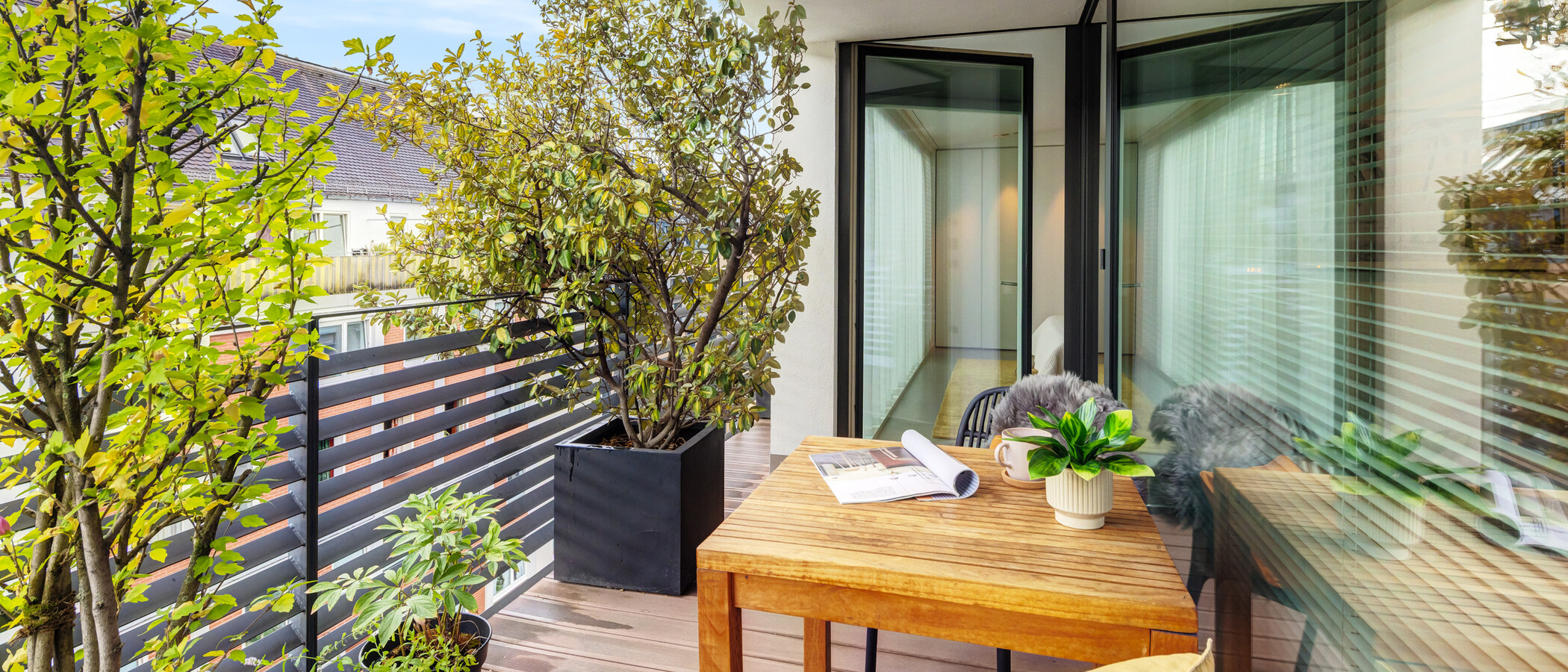 attico con terrazzo München Ludwigsvorstadt 02 1° Loggia 14956