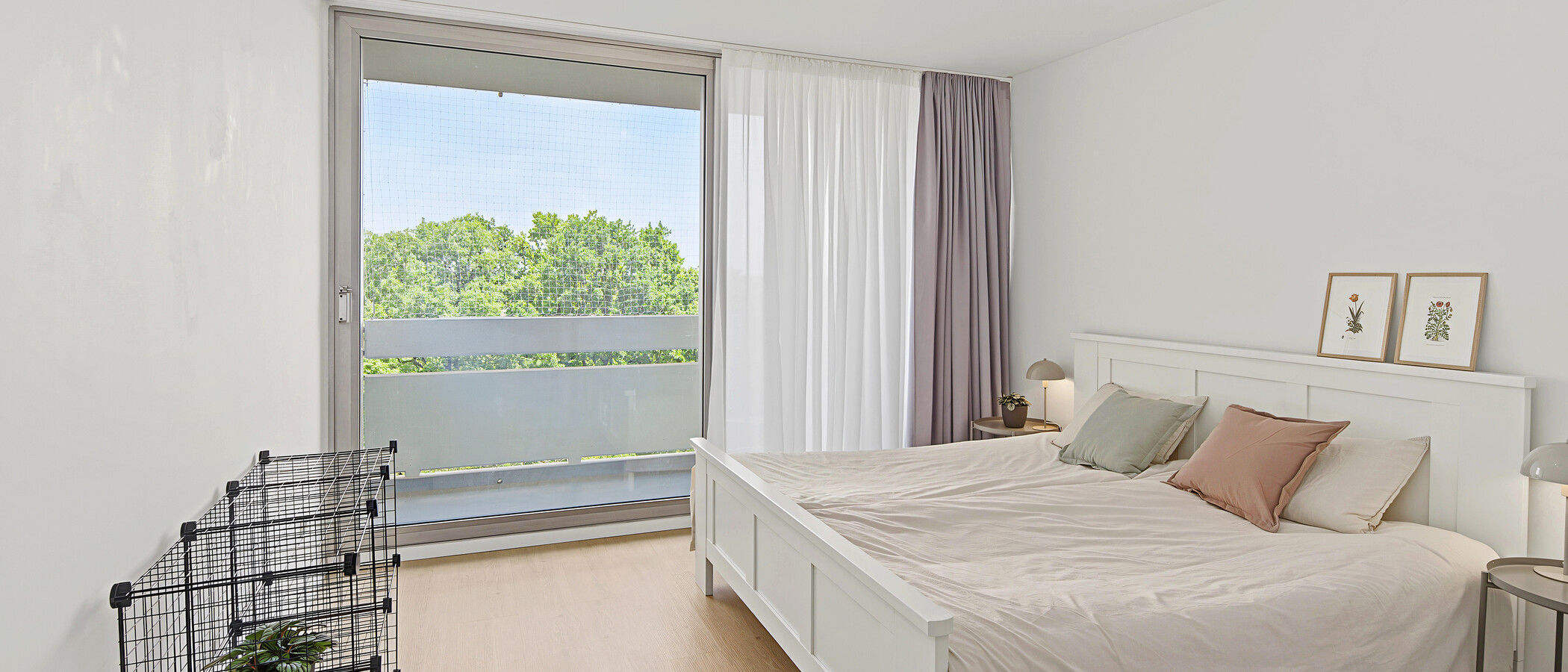 appartamento München Arabellapark 01 camera da letto 14958