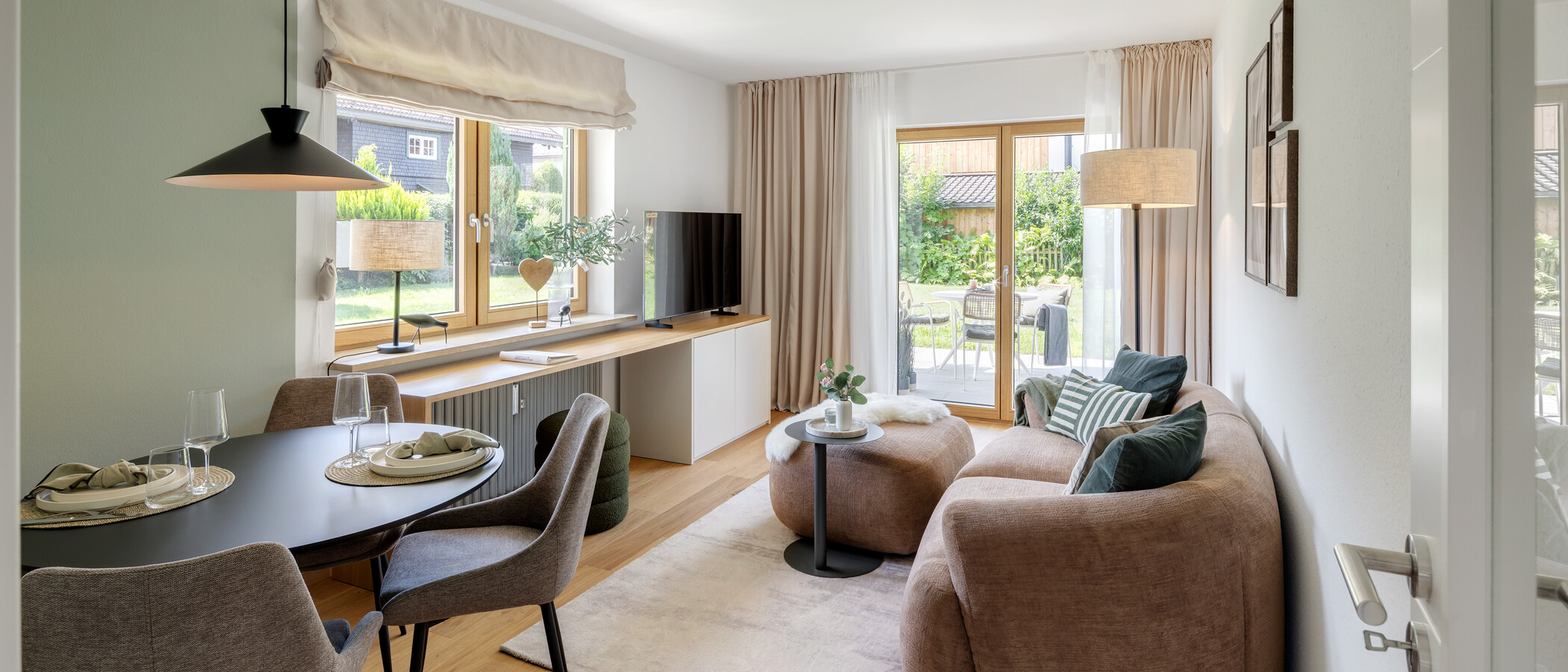 appartamento Rottach-Egern 02 zona living 14959