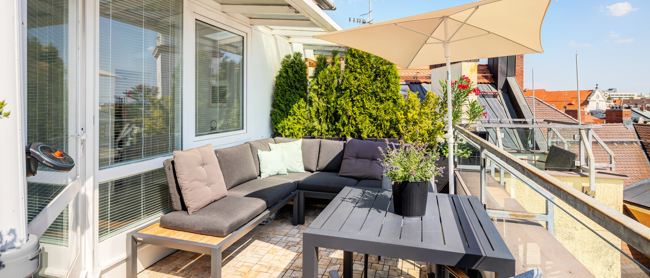 maisonette München Haidhausen 01 terrazza sul tetto 14963
