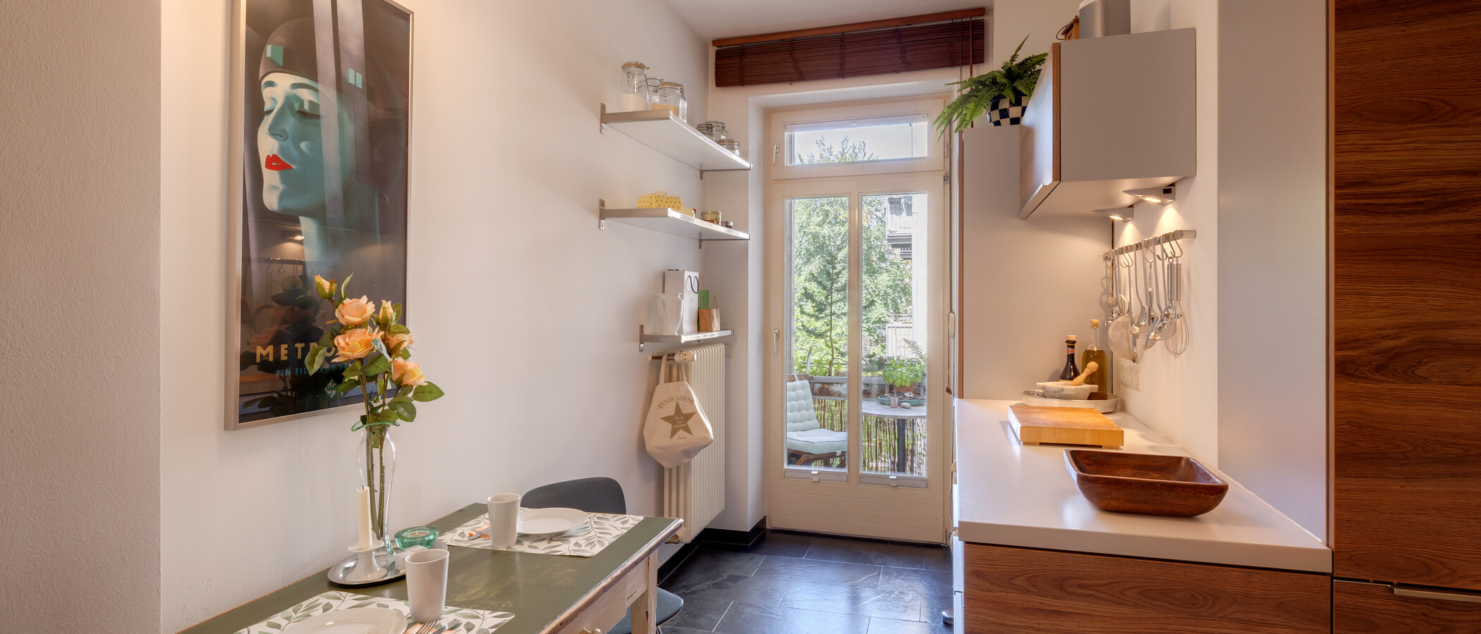 appartamento München Glockenbachviertel 01 cucina 14967