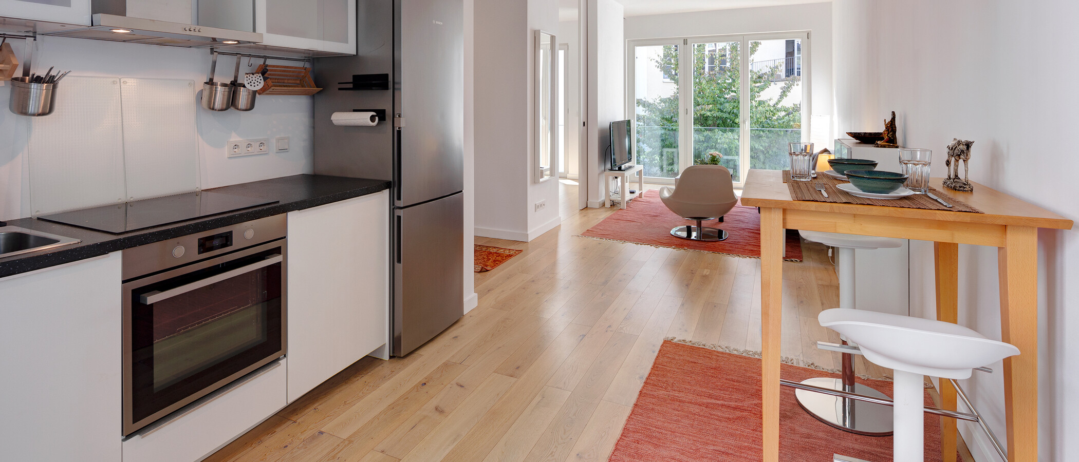 appartamento München Maxvorstadt 02 cucina 14968