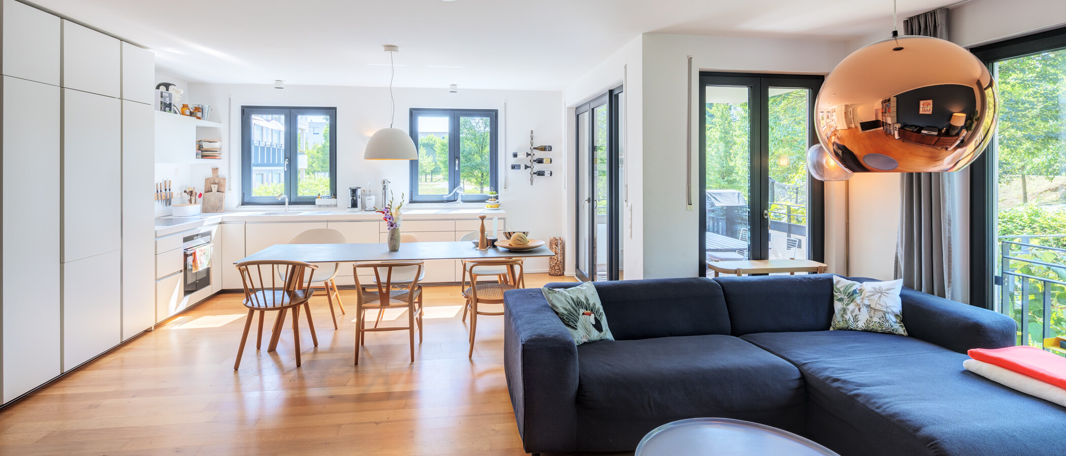 maisonette München Oberföhring 04 zona living 14969
