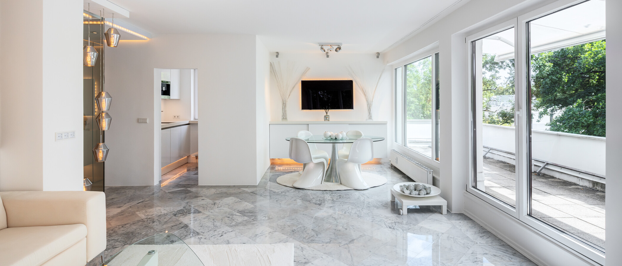 penthouse München Bogenhausen 01 zona living 14972
