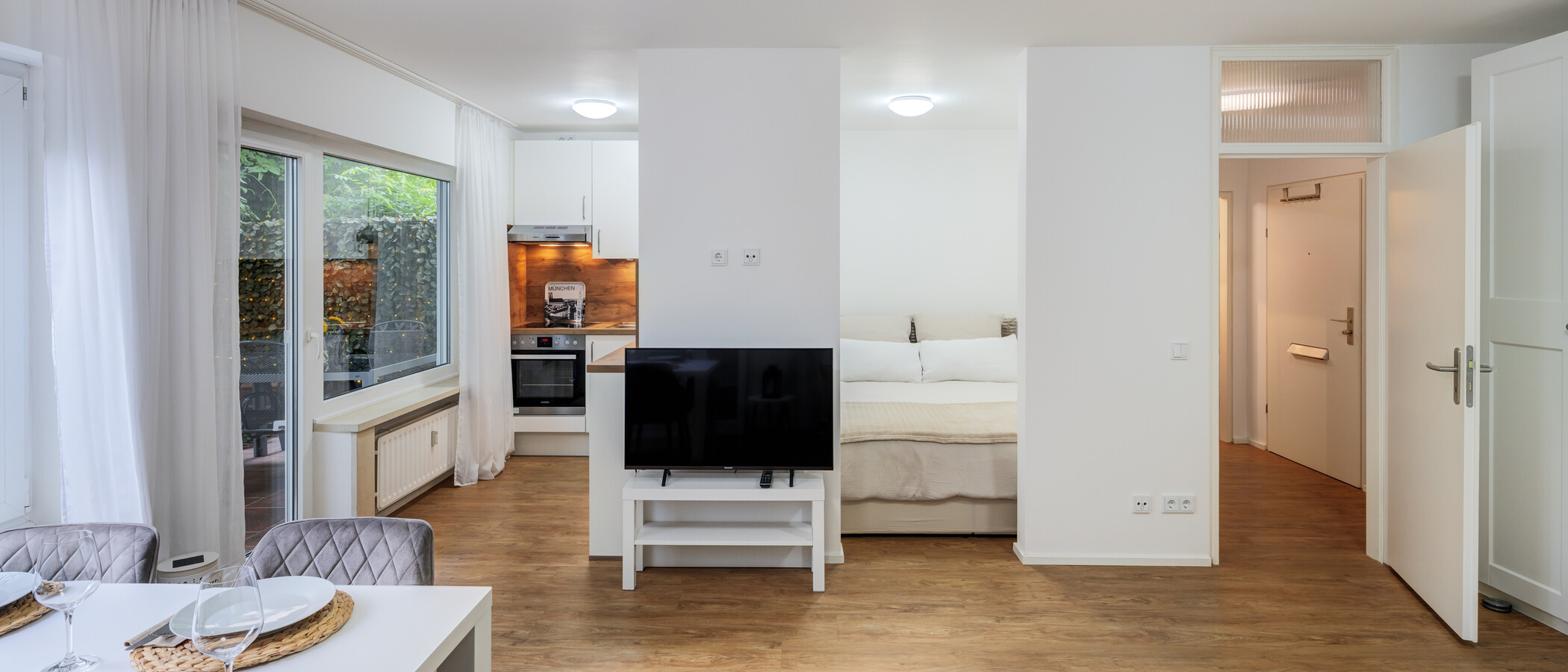 appartamento München Parkstadt Solln 04 zona living 14974