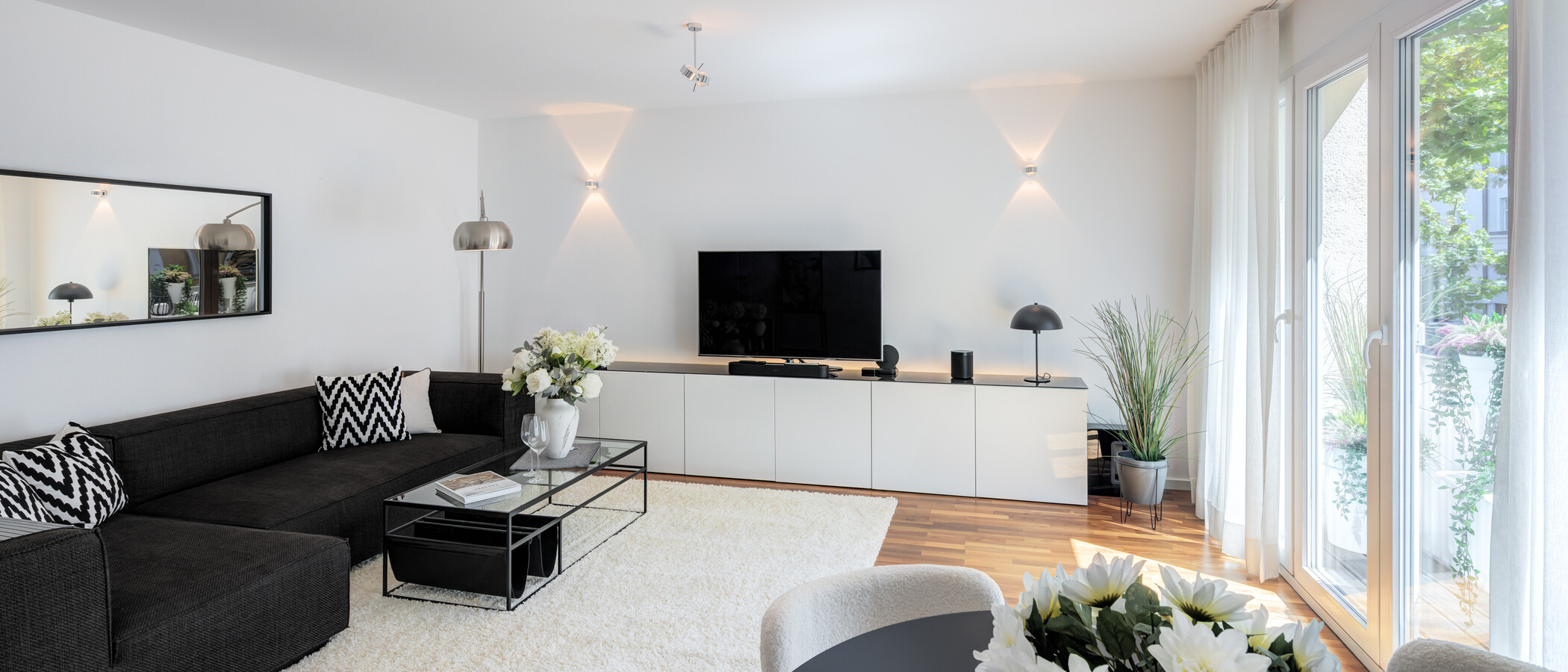 appartamento München Schwabing-West (rund um den Hohenzollernplatz) 04 soggiorno 14976