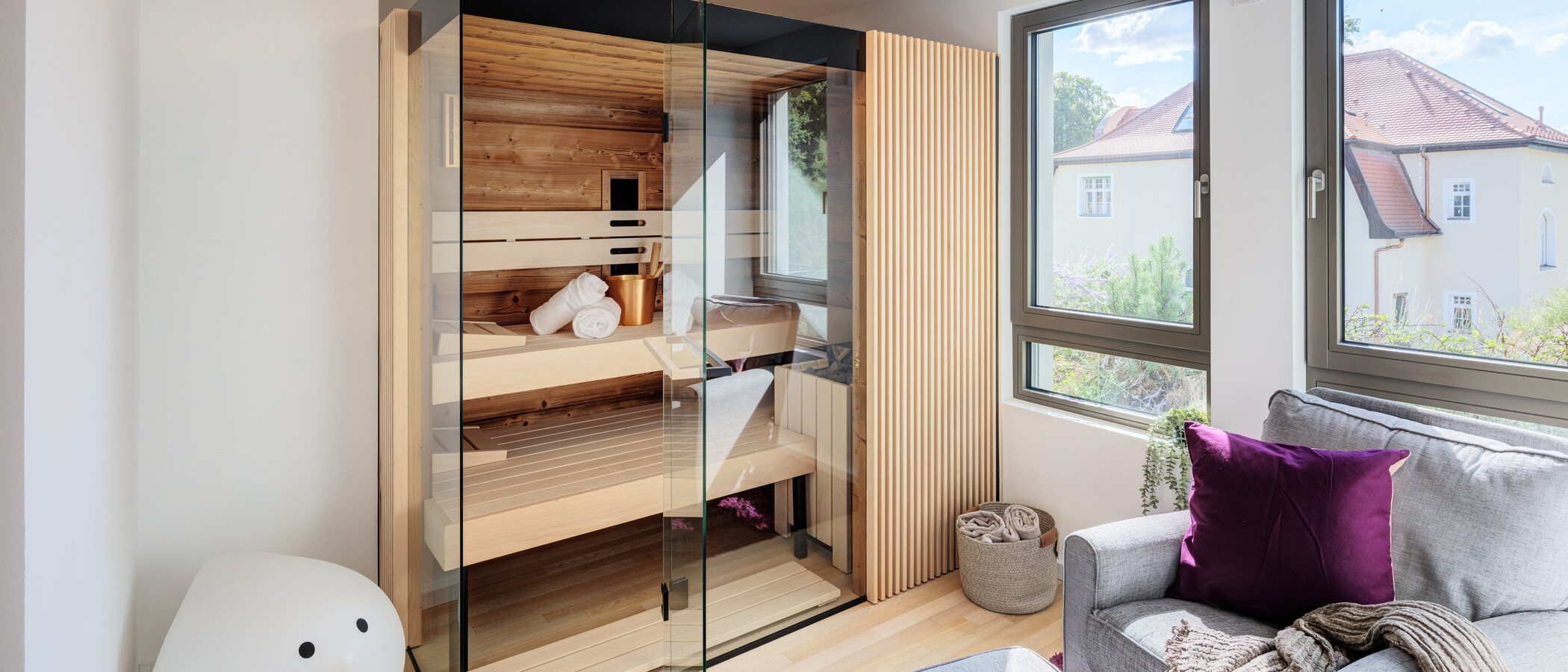 casa a schiera Herrsching am Ammersee 01 Sauna 14978