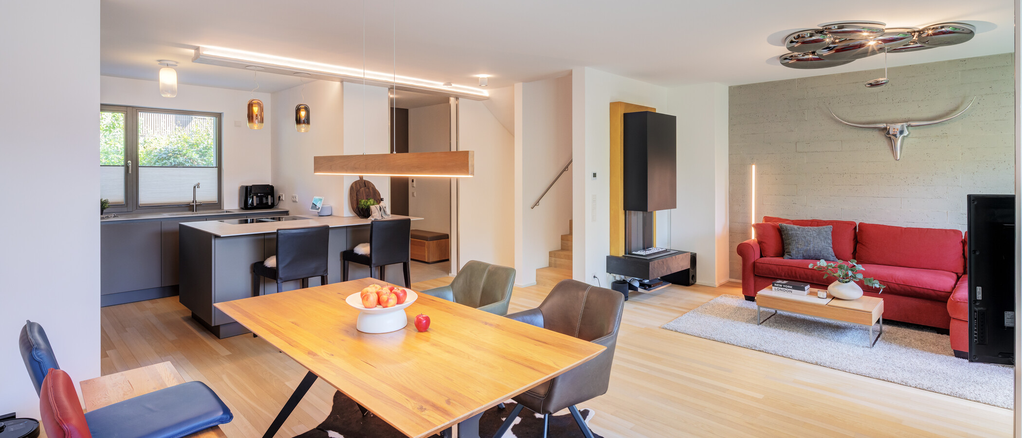 casa a schiera Herrsching am Ammersee 01 zona living 14978