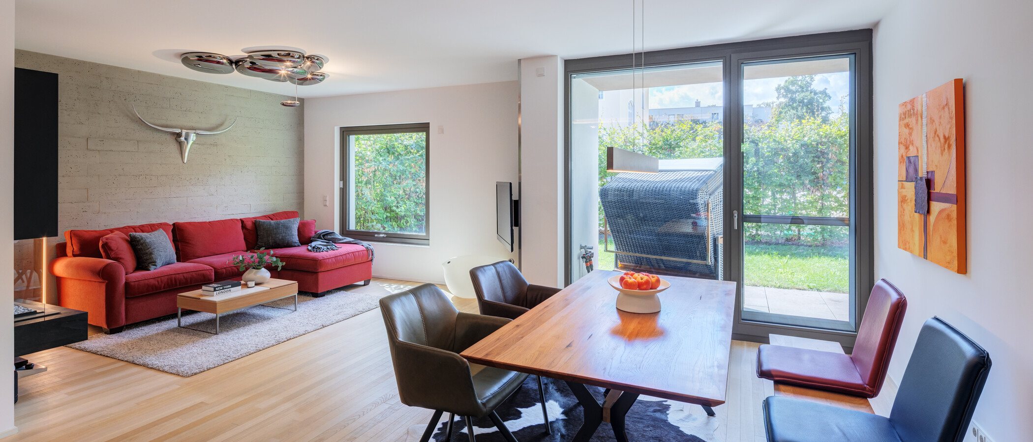 casa a schiera Herrsching am Ammersee 04 zona living 14978