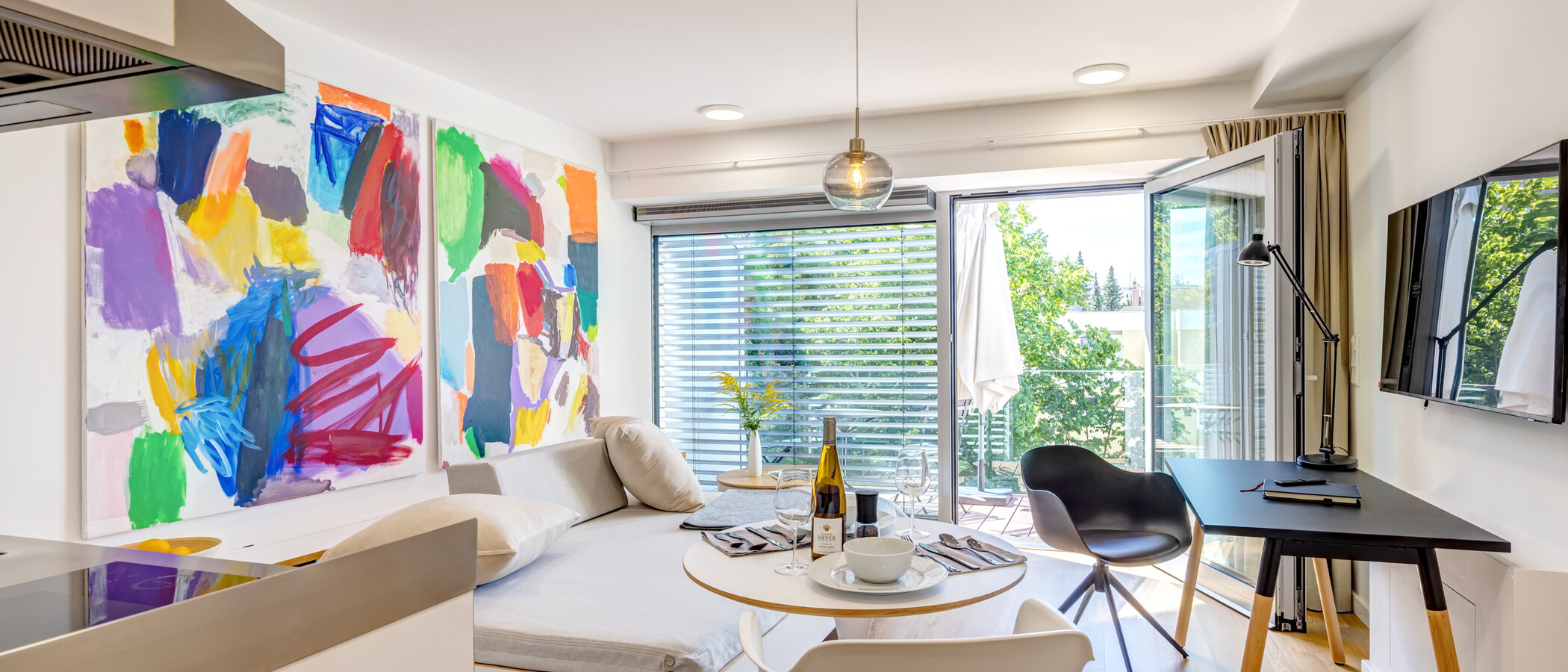 appartamento München Thalkirchen 01 zona living 14982