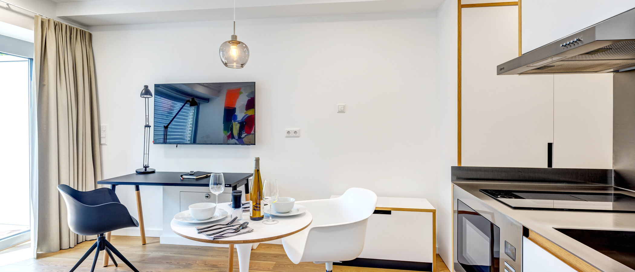 appartamento München Thalkirchen 02 zona living 14982