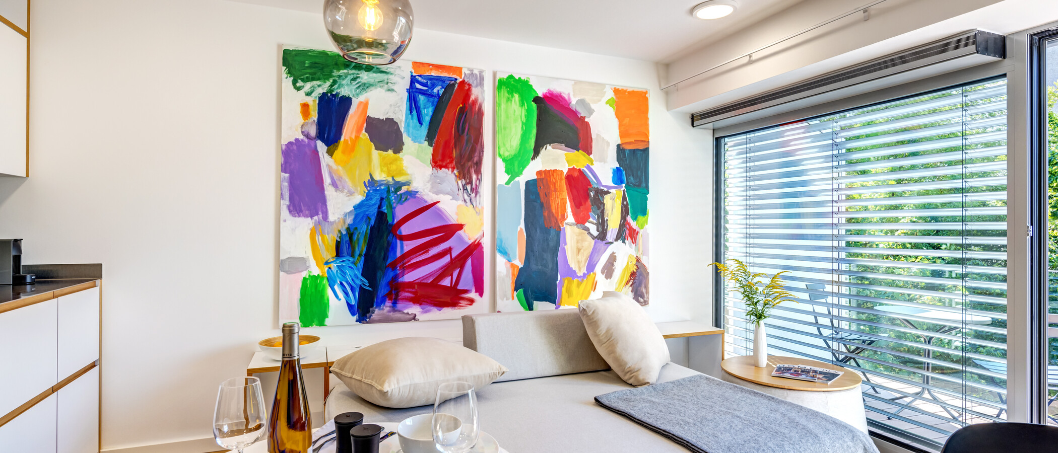 appartamento München Thalkirchen 04 zona living 14982