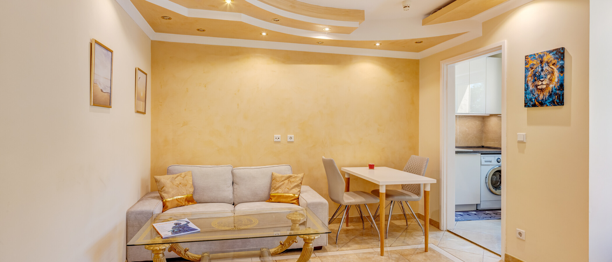 appartamento München Neuhausen 01 zona living 14983
