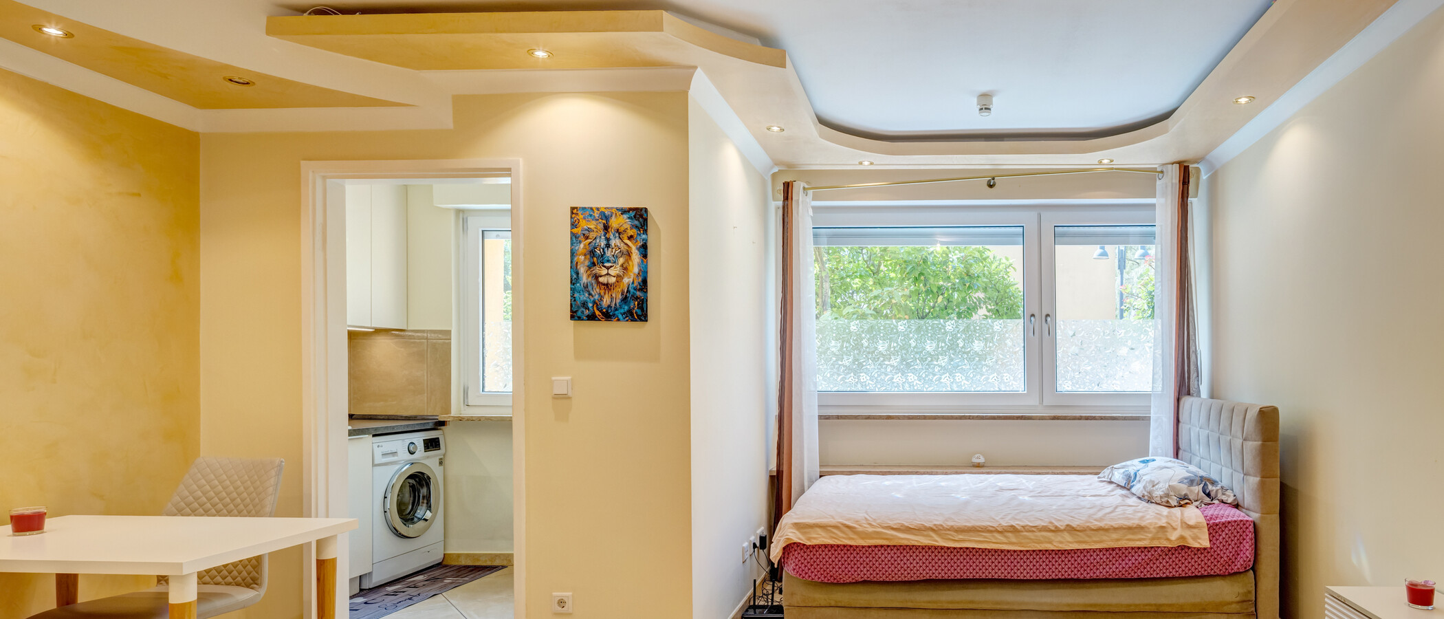 appartamento München Neuhausen 02 zona living 14983