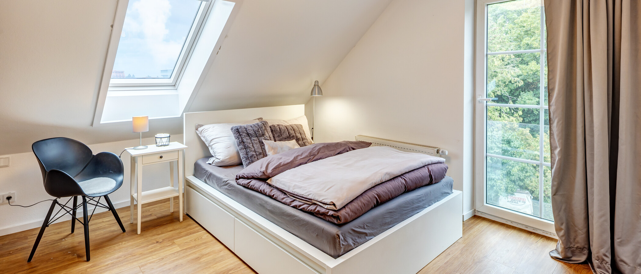 attico München Untermenzing 01 camera da letto 14986