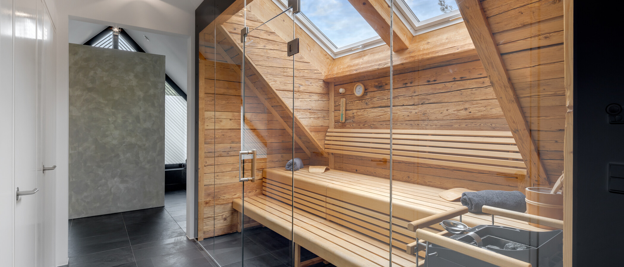 casa indipendente München Untermenzing 02 Sauna 14987