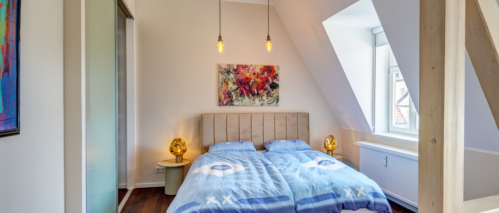 maisonette München Ludwigsvorstadt 01 1° camera da letto 14989