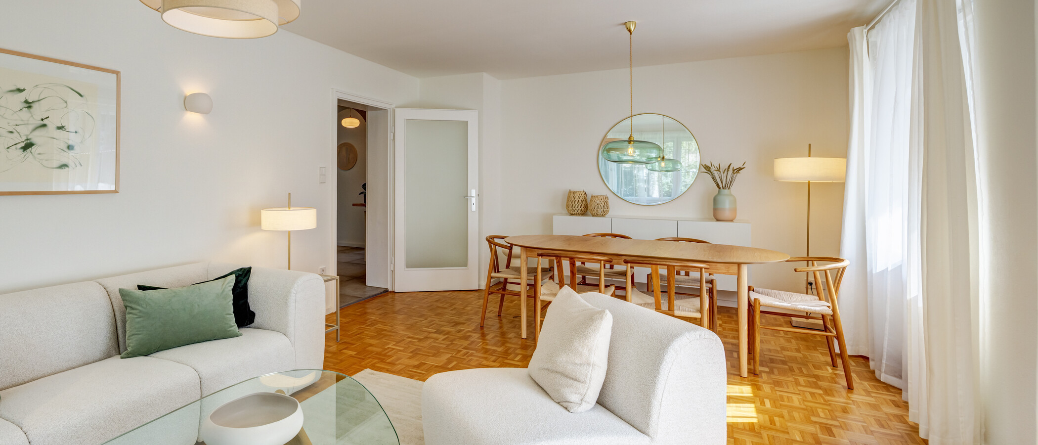 appartamento München Harlaching 03 zona living 14990