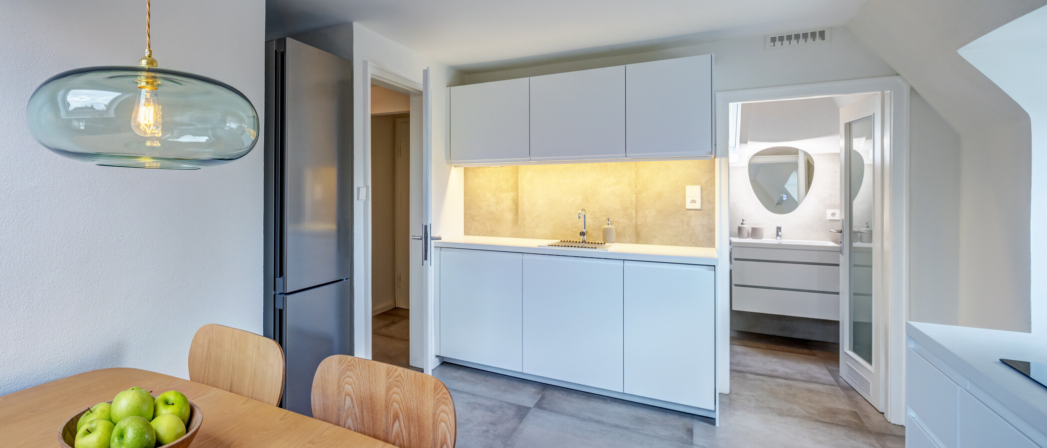 attico München Harlaching 01 cucina 14993