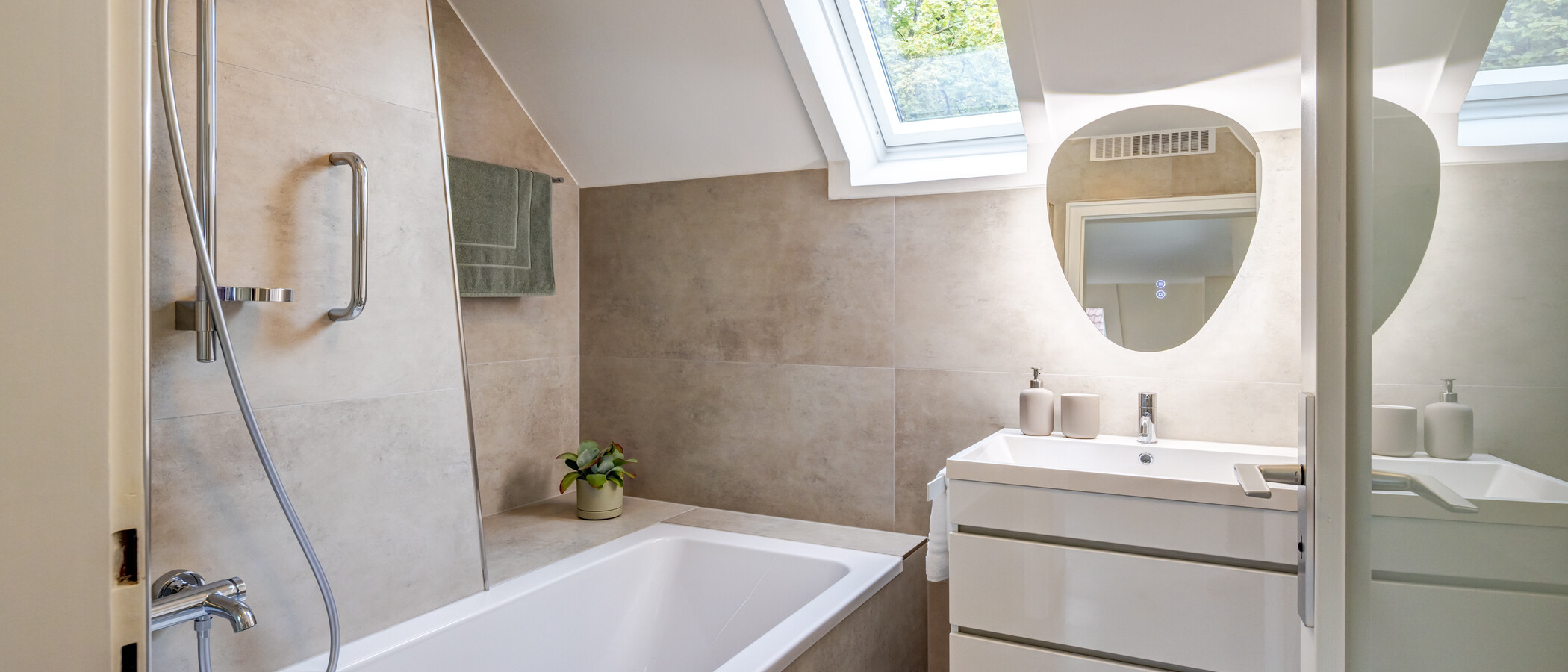 attico München Harlaching 01 bagno 14993