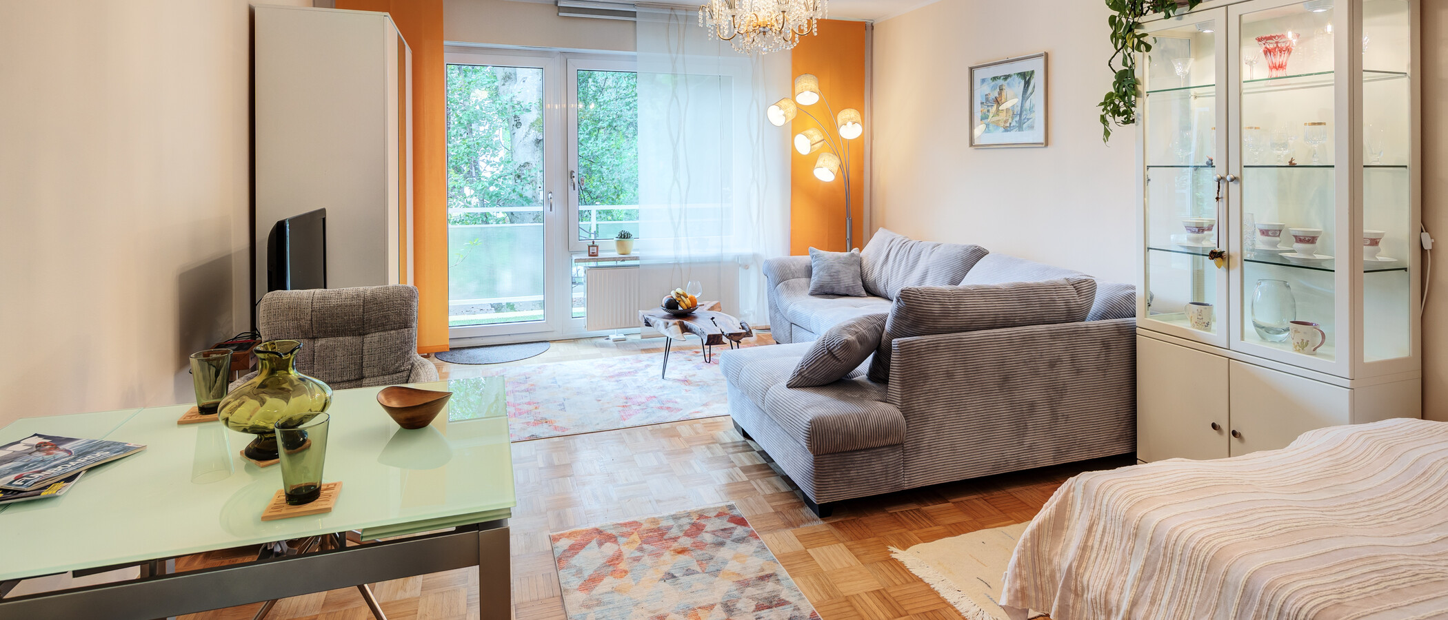 appartamento München Solln 01 zona living 14996
