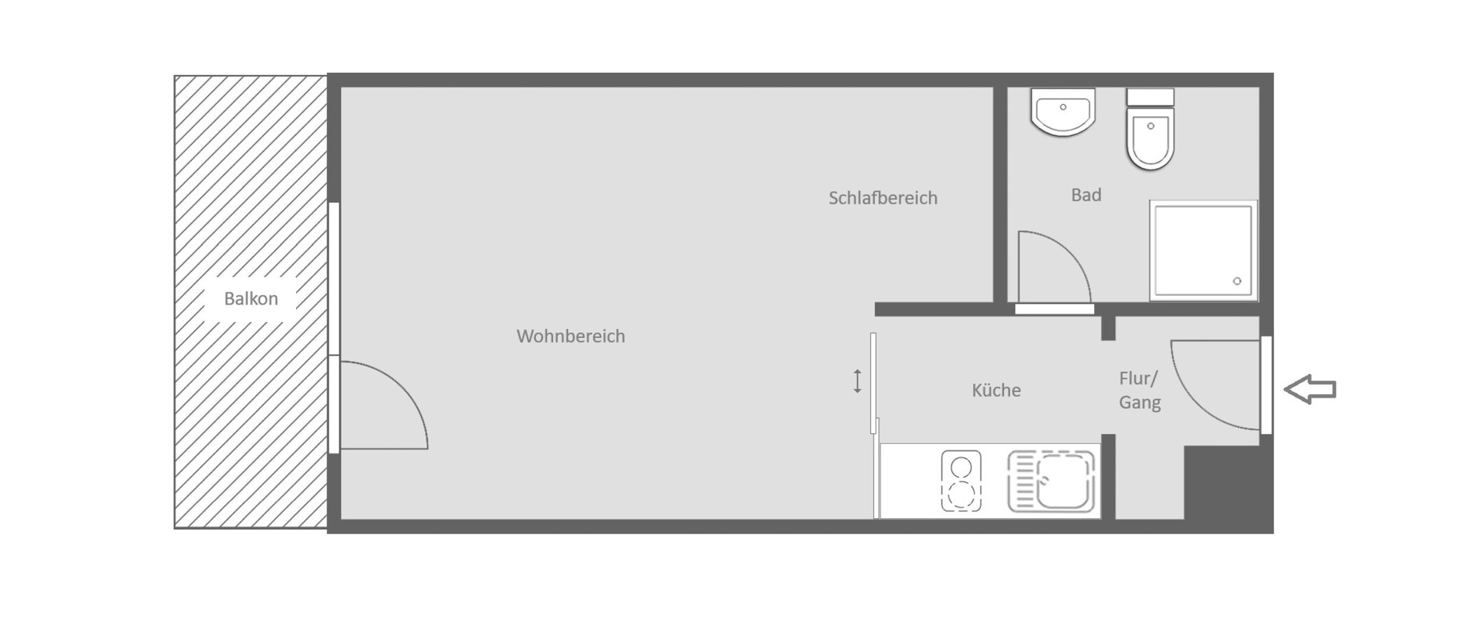 appartamento München Solln 01 planimetria 14996