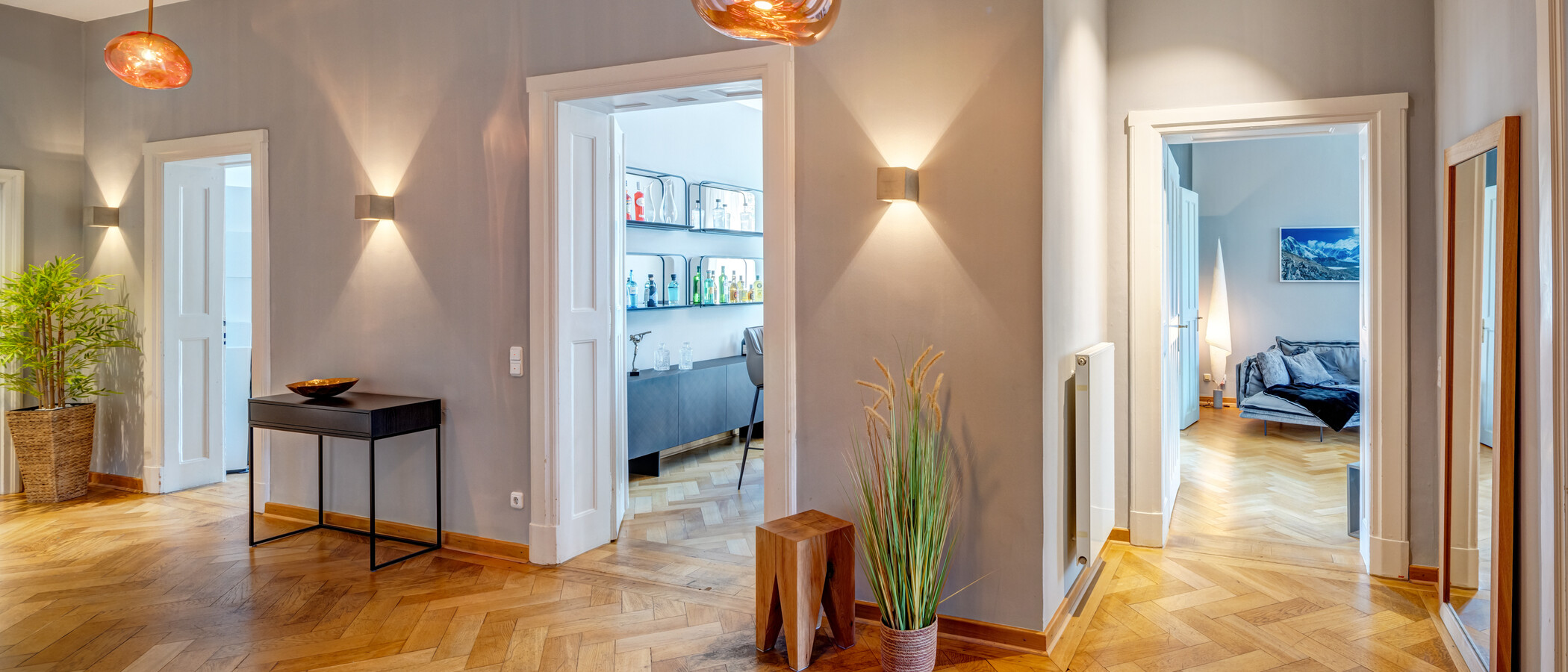 appartamento München Altbogenhausen 04 ingresso/corridioio 14997