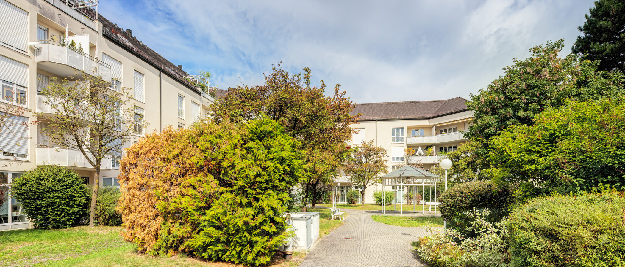 appartamento München Zamdorf 01 cortile interno  14999