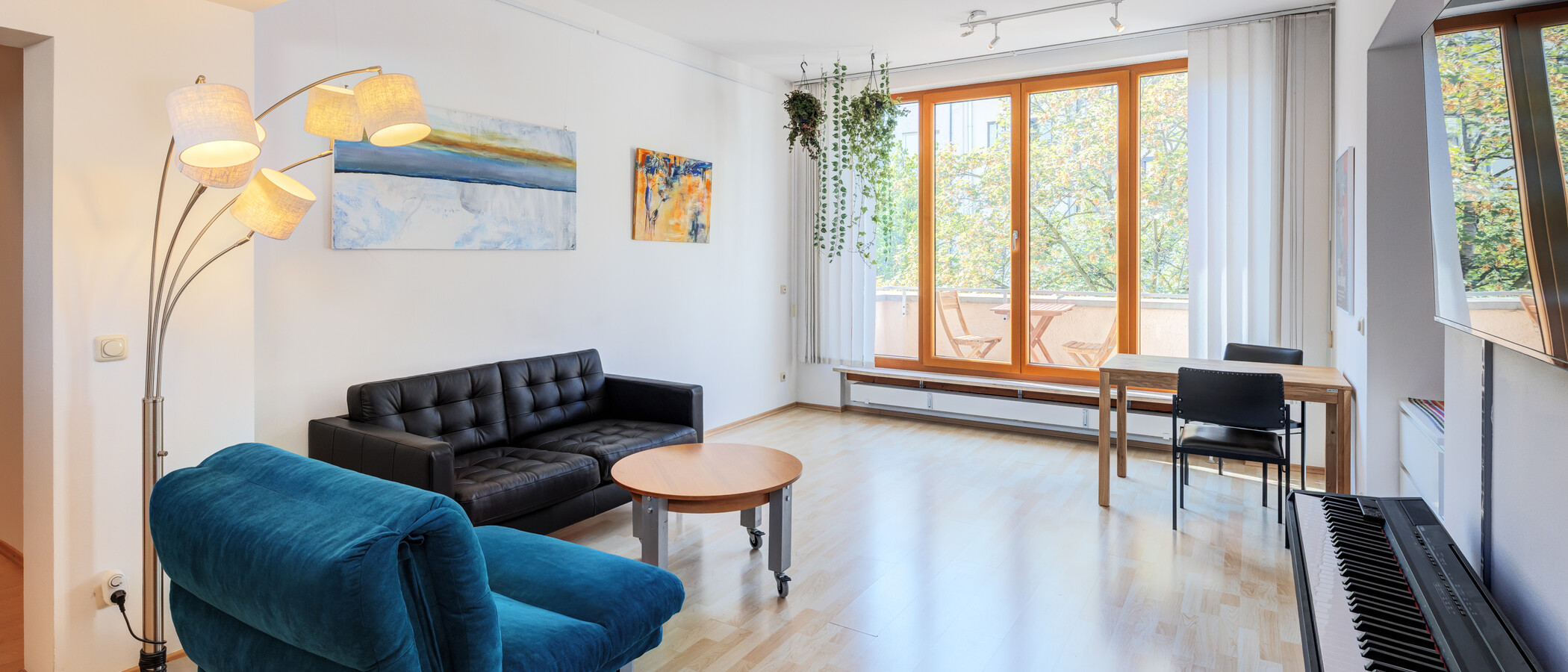 appartamento München Maxvorstadt 01 zona living 15001
