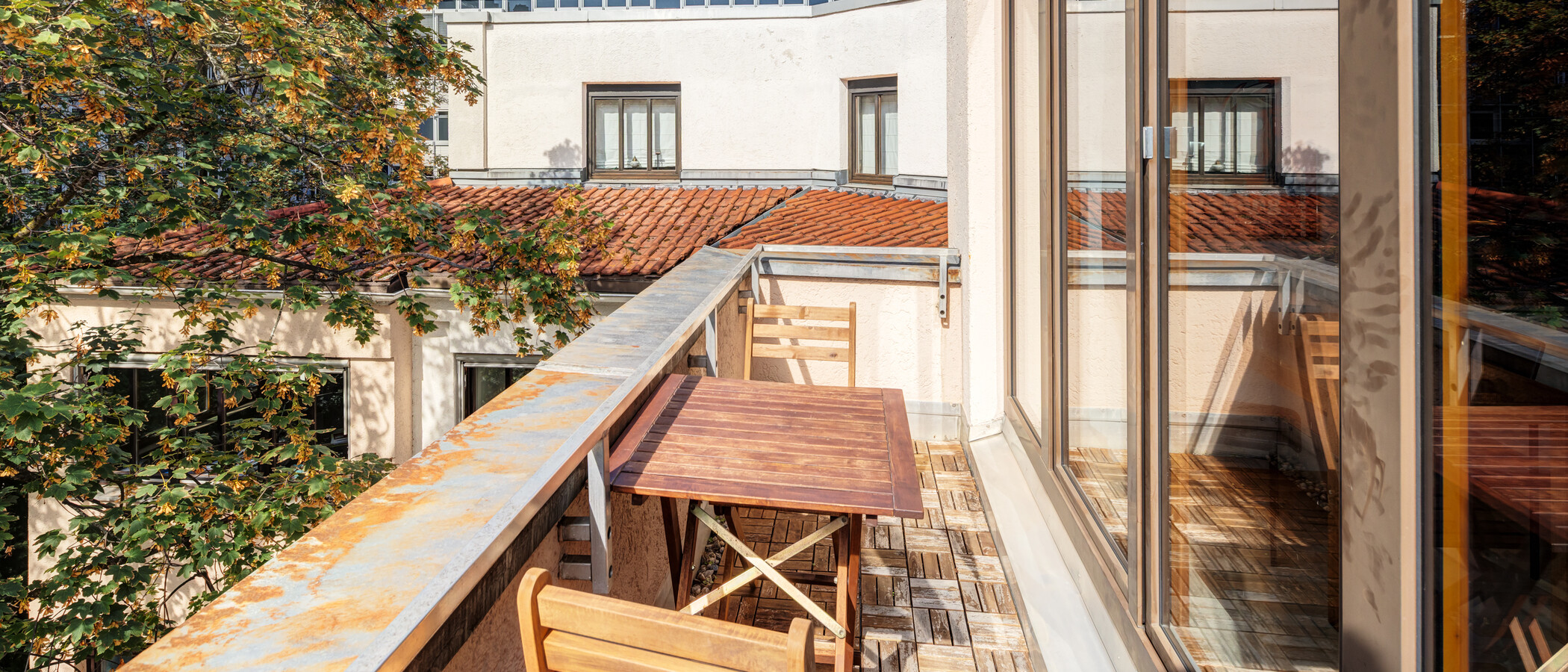 appartamento München Maxvorstadt 02 terrazza sul tetto 15001