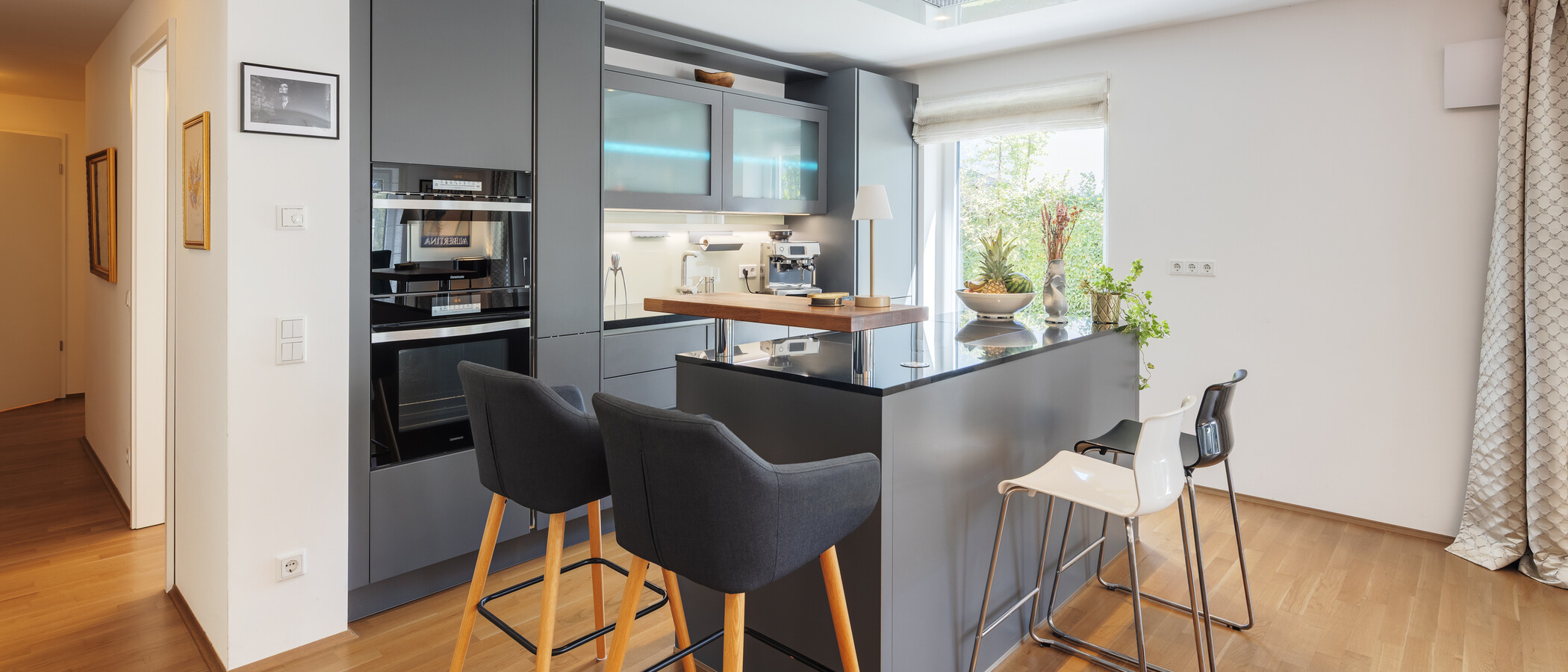 appartamento con giardino München Trudering 02 cucina 15002