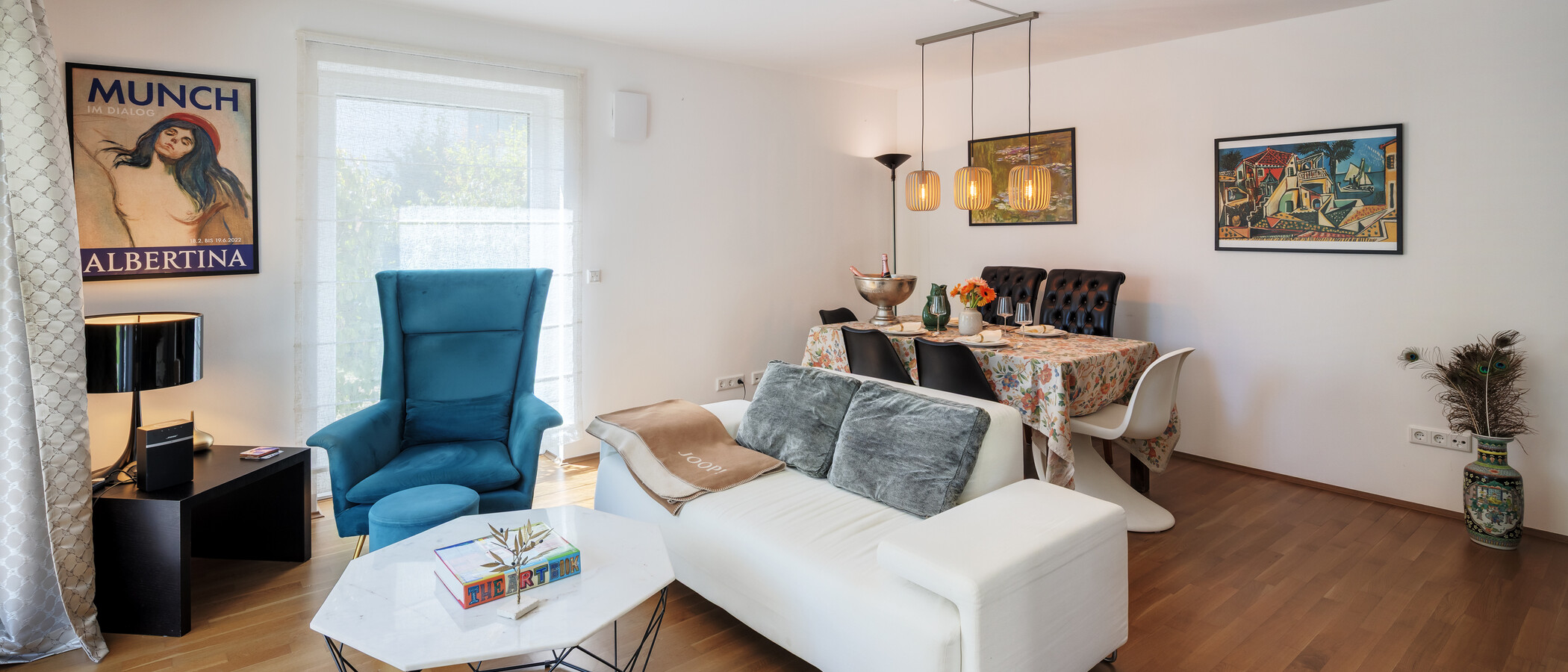 appartamento con giardino München Trudering 02 zona living 15002